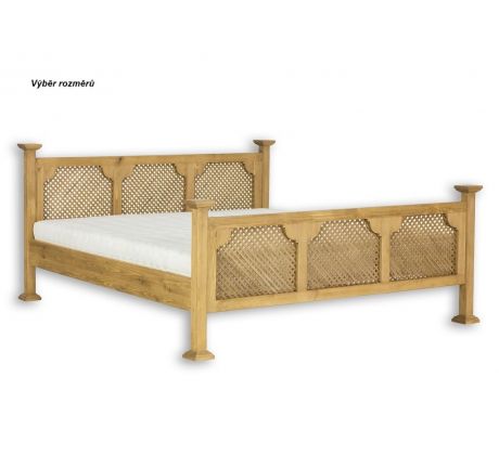 Postel - rustikální masiv borovice LK 705