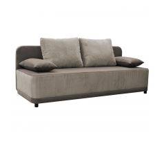 Pohovka rozkládací Senty 197cm - šedohnědá