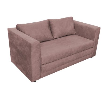 Pohovka rozkládací Beja 138cm - růžová