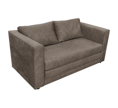 Pohovka rozkládací Beja 138cm - šedohnědá