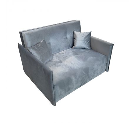 Pohovka rozkládací Alana 126cm - šedá