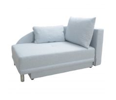 Pohovka rozkládací Laurel 149cm, pravá - světlemodrá