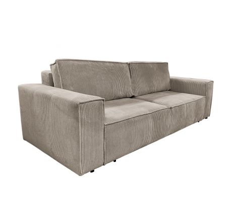 Pohovka rozkládací Harpera 240cm - šedobéžová