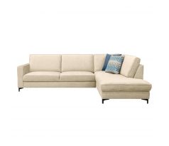 Sedací souprava rohová rozkládací Ermon - krémová