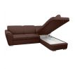 Sedací souprava rohová rozkládací Kenai - hnědá