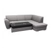 Sedací souprava rohová rozkládací Kenai - šedá