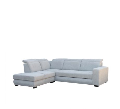 Sedací souprava rohová rozkládací Iris - světle šedá
