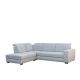 Sedací souprava rohová rozkládací Iris - světle šedá