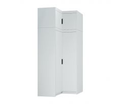 Skříň rohová Everly 98cm s nádstavcem - výběr barev