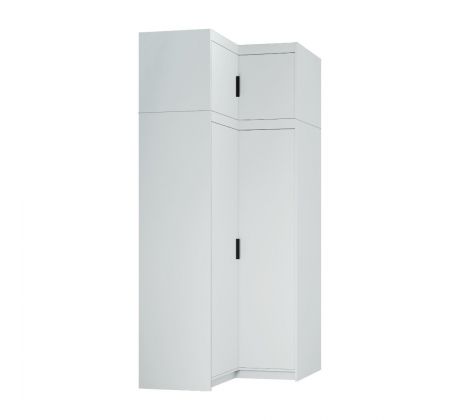 Skříň rohová Everly 98cm s nádstavcem - výběr barev