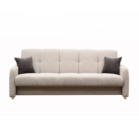 Pohovka rozkládací Sali 224cm - béžová