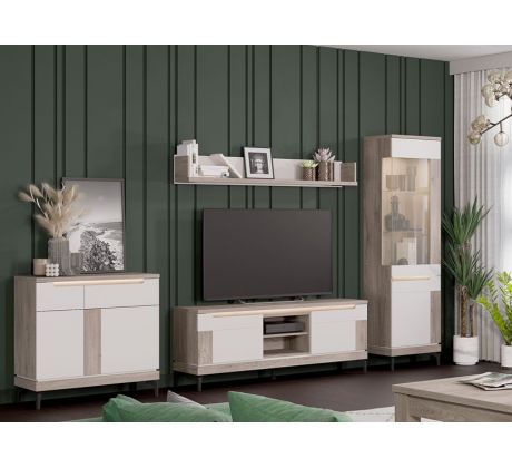 Obývací stěna Aston - komplet
