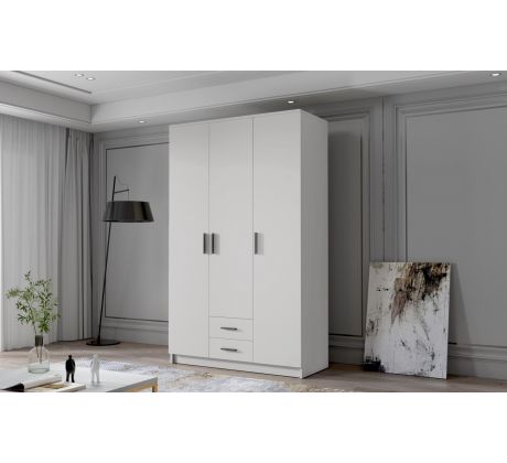 Skříň Arya 120cm - černé úchytky