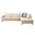 Sedací souprava rohová rozkládací Ermon - krémová